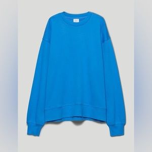 Aritzia TNA Airy Fleece Boyfriend Crew Sweatshirt sz. 3